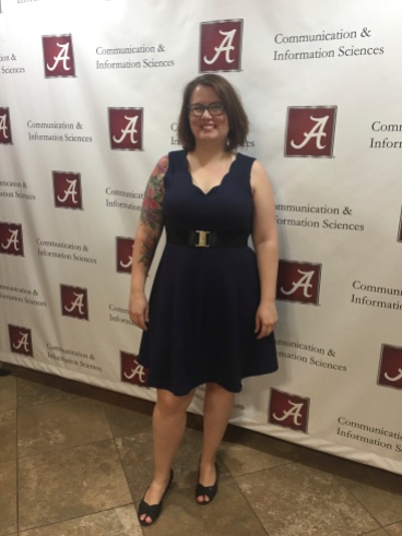 Sonia at 2019 Honors Day Award Ceremony hosted by UA College of Communication & Information Sciences on April 5